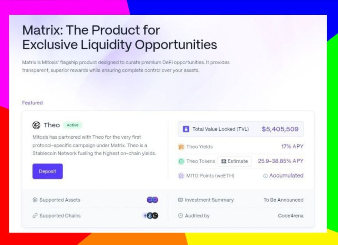 Introducing TheoNetwork Matrix campaign : How to maximise your reward