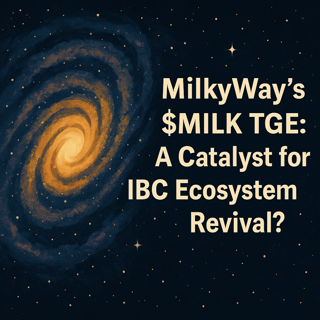 MilkyWay’s $MILK TGE: A Catalyst for IBC Ecosystem Revival?