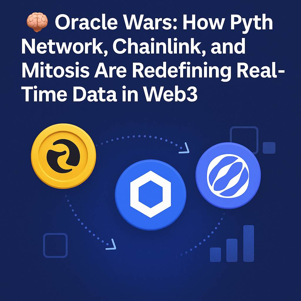 🧠 Oracle Wars: How Pyth Network, Chainlink, and Mitosis Are Redefining Real-Time Data in Web3