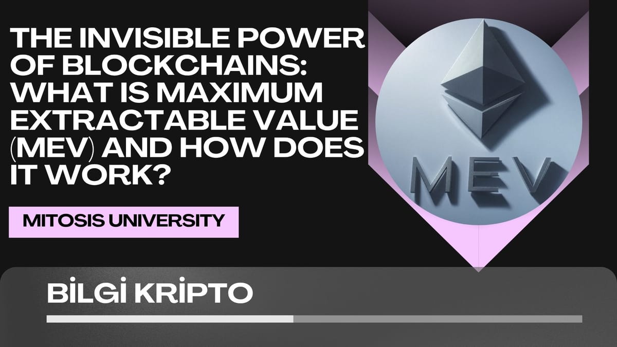 The Invisible Power of Blockchains: What Is Maximum Extractable Value (MEV) and How Does It Work?