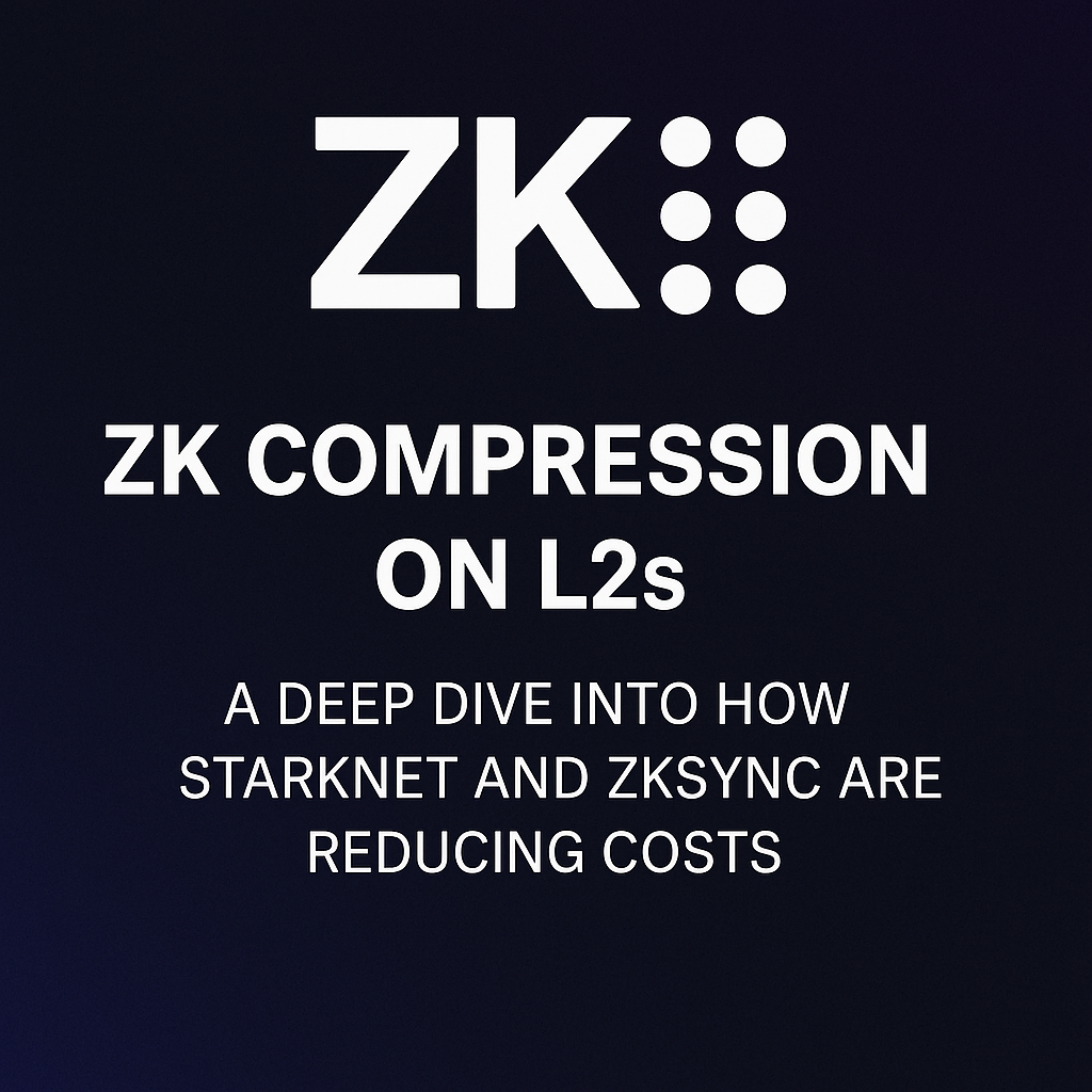 ZK Compression on L2s: A Deep Dive into How Starknet and zkSync Are Reducing Costs
