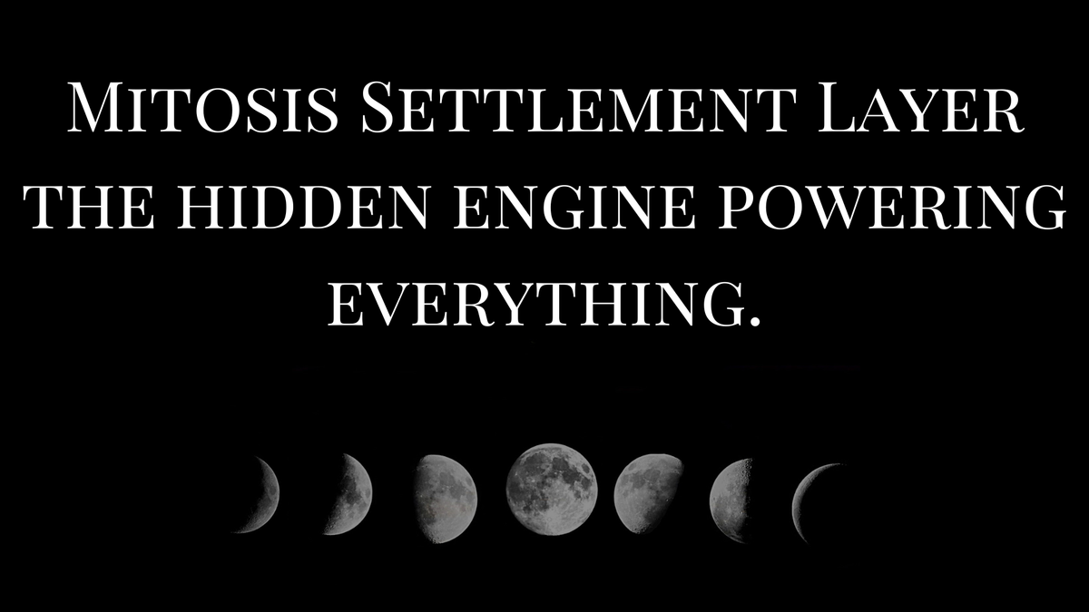 Mitosis Settlement Layer: the hidden engine powering everything.