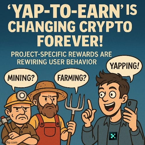 Yap-to-Earn Is Changing Crypto Forever: How Project-Specific Rewards Are Rewiring User Behaviour