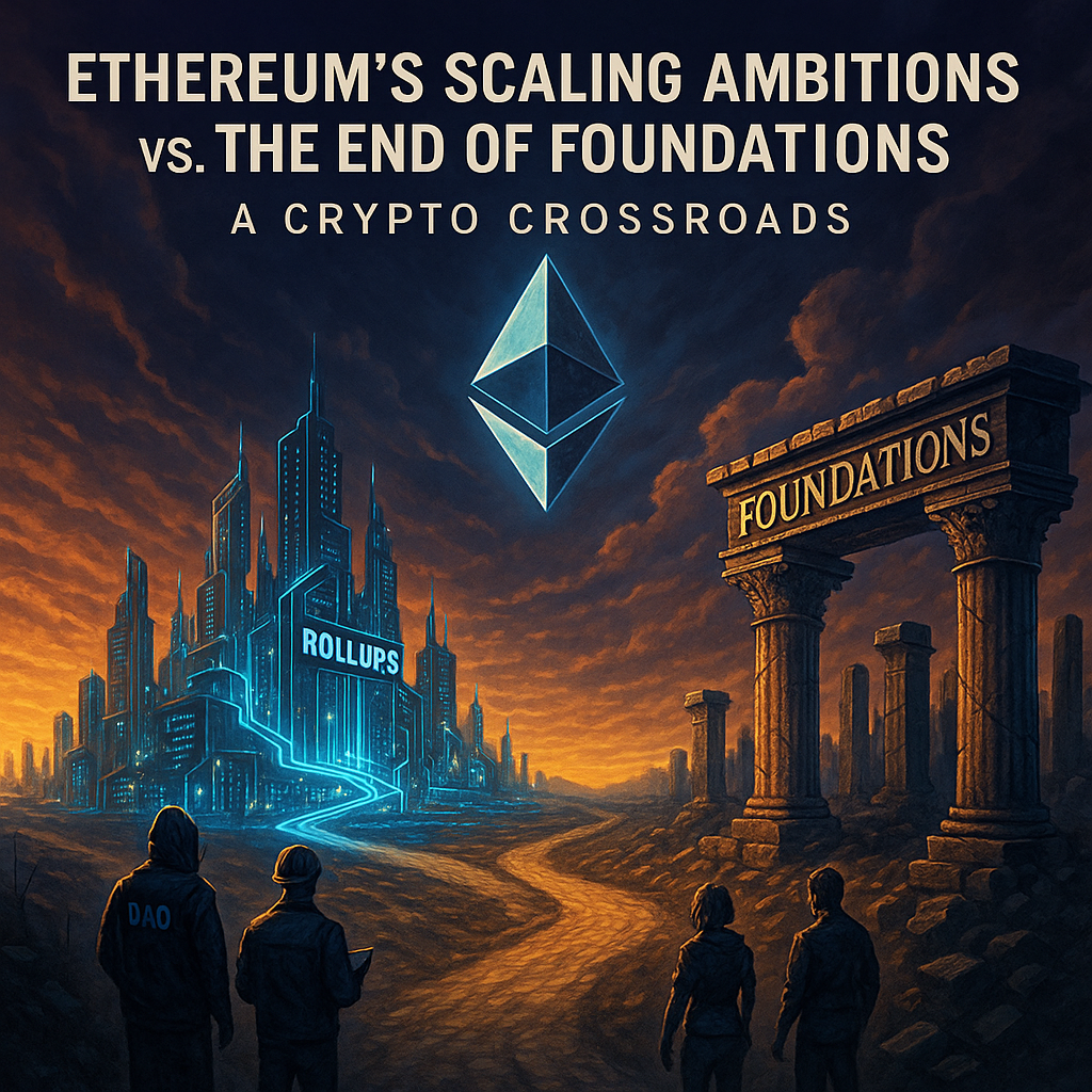 Ethereum’s Scaling Ambitions vs. the End of Foundations: A Crypto Crossroads
