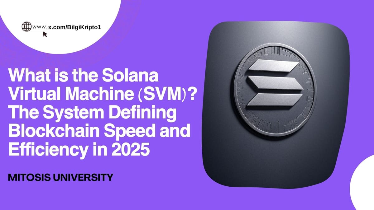 What is the Solana Virtual Machine (SVM)? The System Defining Blockchain Speed and Efficiency in 2025
