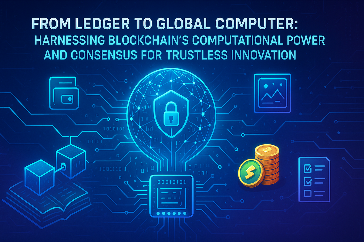 From Ledger to Global Computer: Harnessing Blockchain’s Computational Power and Consensus for Trustless Innovation