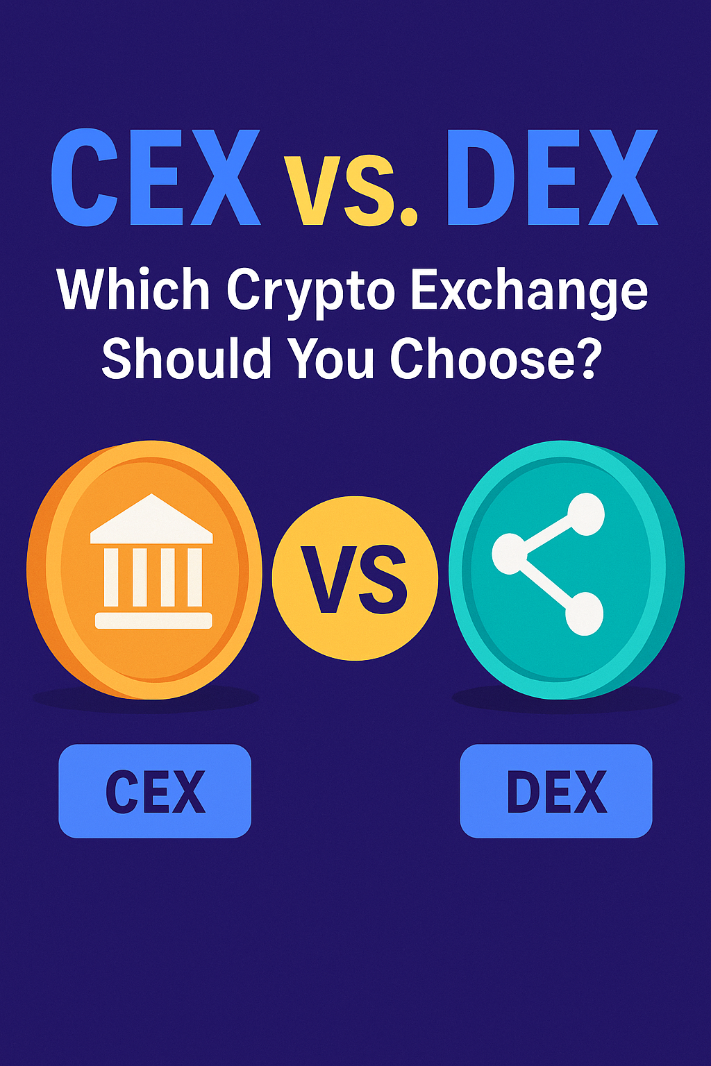 CEX vs. DEX: Which Crypto Exchange Should You Choose?