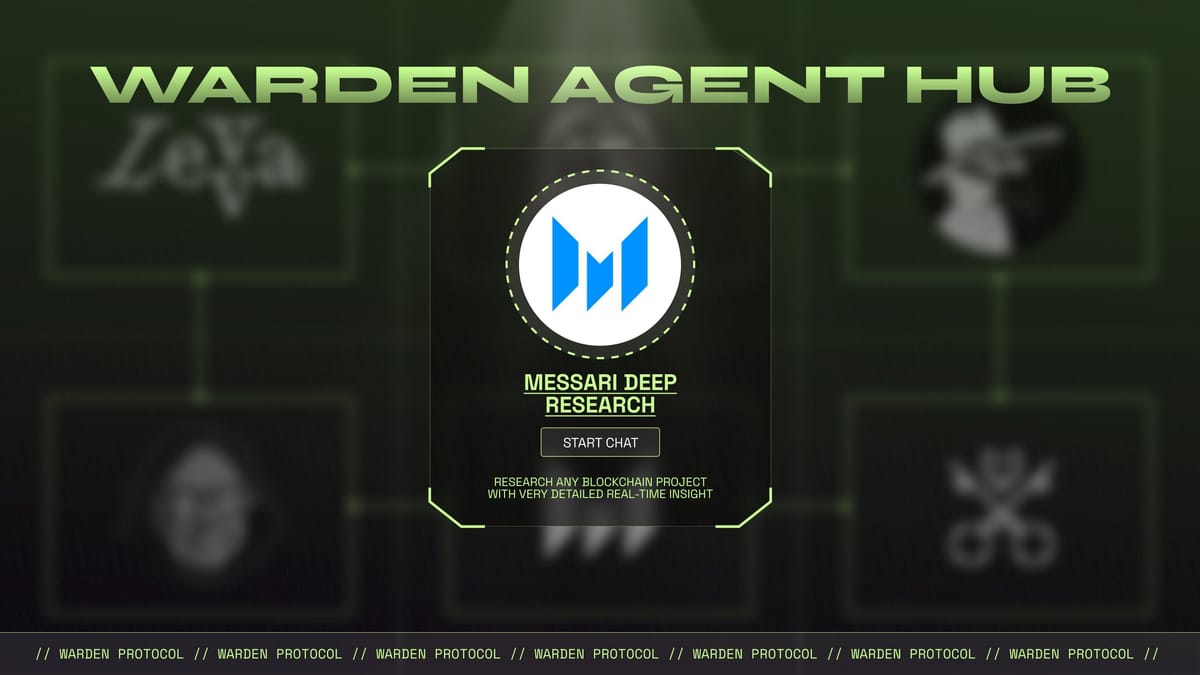 🚀 Warden + Messari AI: Следующий уровень крипто-аналитики