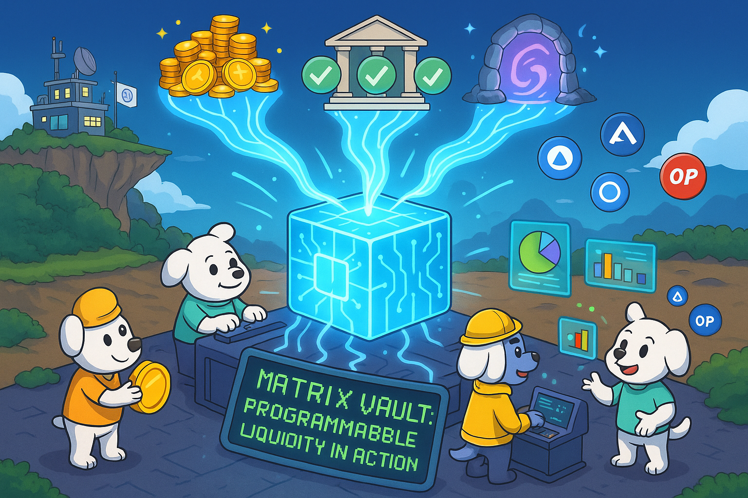 Matrix vault programmable liquidity in action