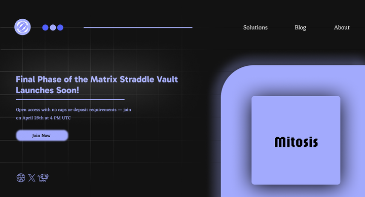 Финальная фаза Matrix Straddle Vault: открыта для всех