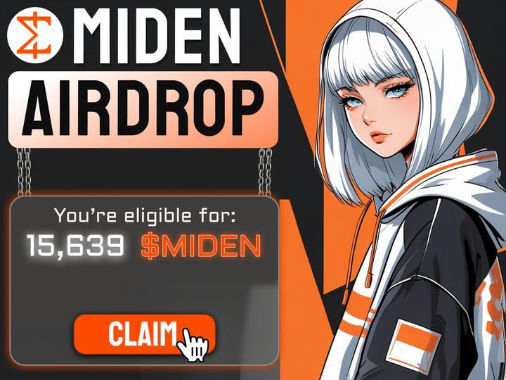 Как получить $20K на тестовых сетях: Airdrop от Miden