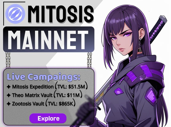 Кампания Mitosis на мейннете уже в эфире