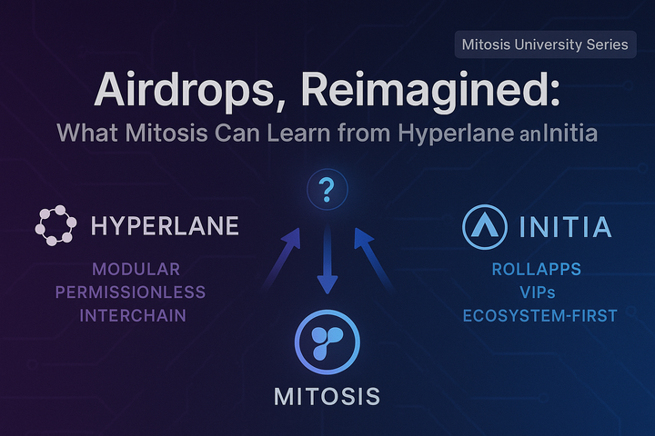 Airdrops, Reimagined: What Mitosis Can Learn from Hyperlane and Initia
