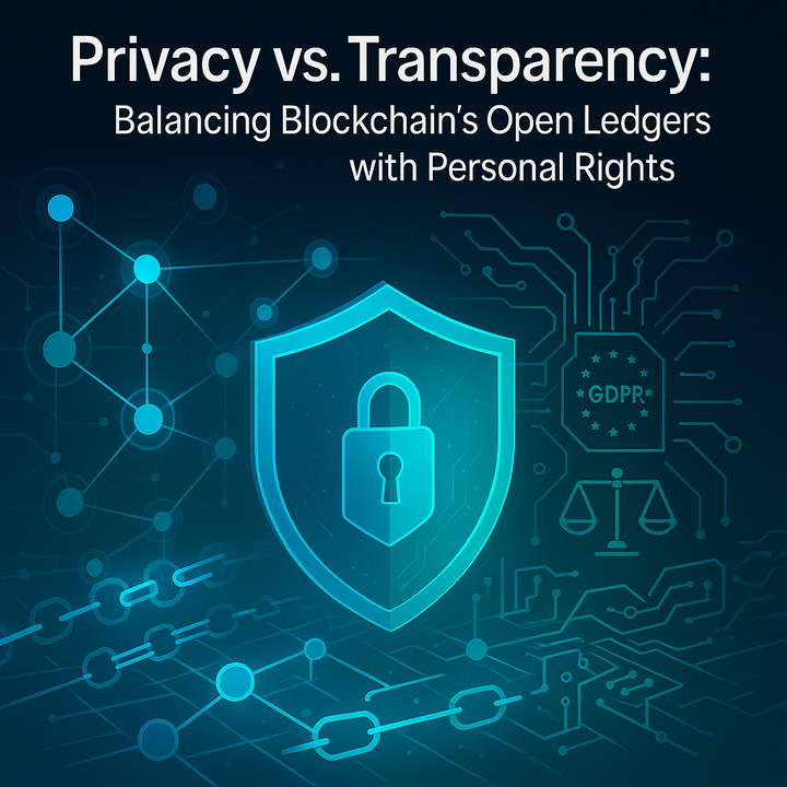 Privacy vs. Transparency: Balancing Blockchain’s Open Ledgers with Personal Rights