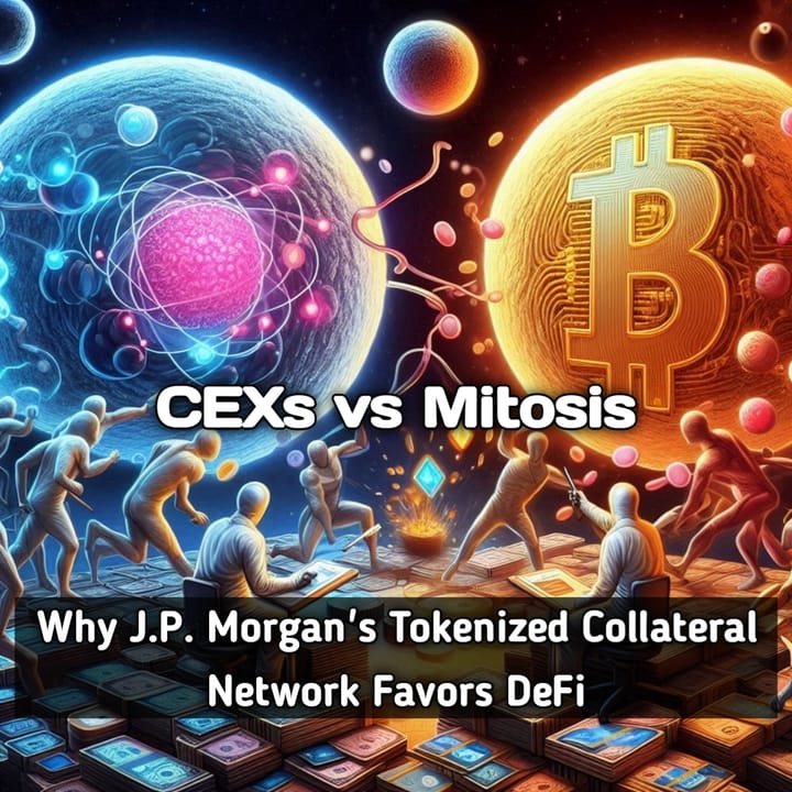 CEXs vs Mitosis: Why J.P. Morgan's Tokenized Collateral Network Favors DeFi