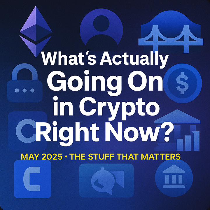 NEWS: What’s Actually Going On in Crypto Right Now?