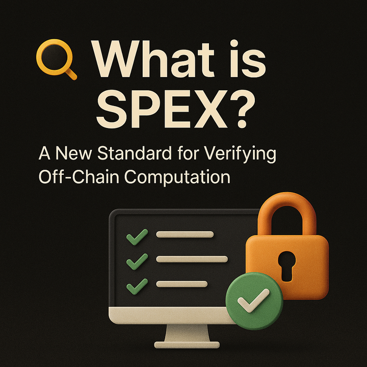 🔎 What is SPEX? A New Standard for Verifying Off-Chain Computation