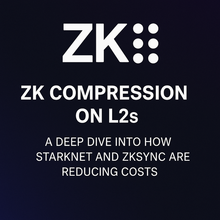 ZK Compression on L2s: A Deep Dive into How Starknet and zkSync Are Reducing Costs
