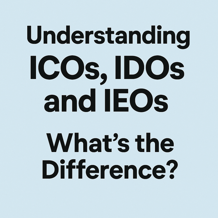 Understanding ICOs, IDOs, and IEOs: What’s the Difference?