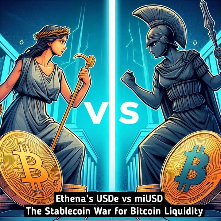 Ethena’s USDe vs miUSD: The Stablecoin War for Bitcoin Liquidity