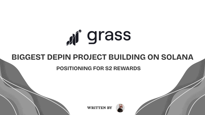 Biggest DePIN project building on SOLANA - $GRASS