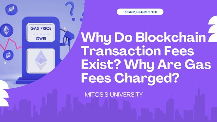 Why Do Blockchain Transaction Fees Exist? Why Are Gas Fees Charged?