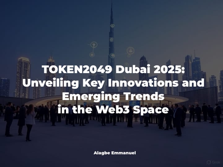 TOKEN2049 Dubai 2025: Unveiling Key Innovations and Emerging Trends in the Web3 Space
