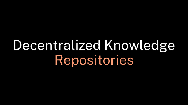 Decentralized Knowledge Repositories