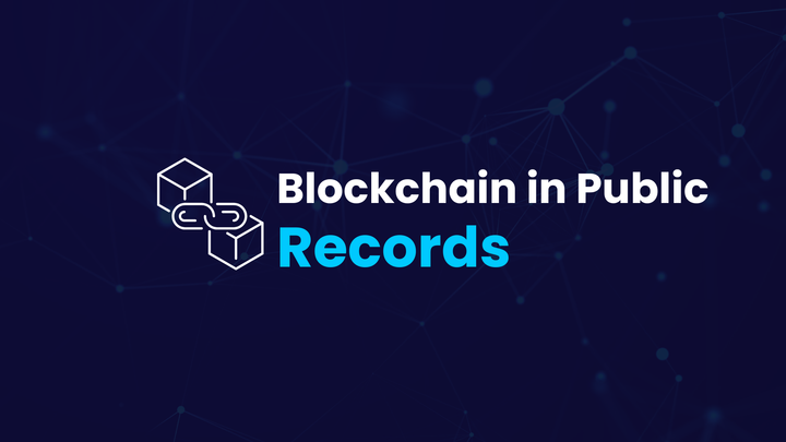 Blockchain in Public Records