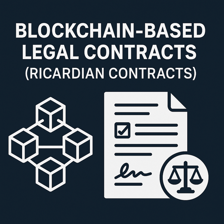 🔗 Blockchain-based Legal Contracts (Ricardian Contracts)
