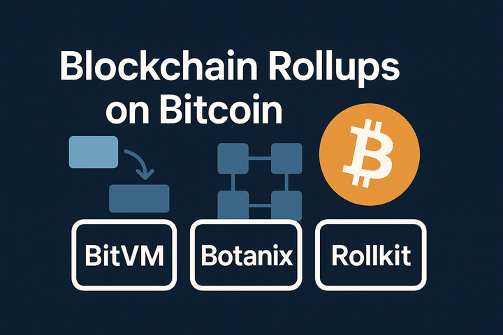 Blockchain Rollups on Bitcoin (BitVM, Botanix, Rollkit)