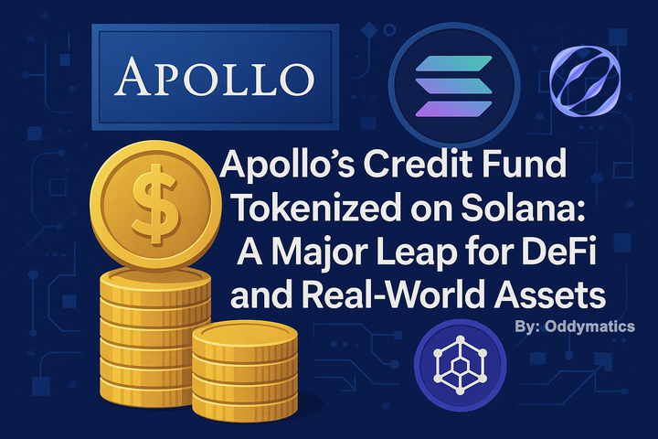 Apollo’s Credit Fund Tokenized on Solana: A Major Leap for DeFi and Real-World Assets