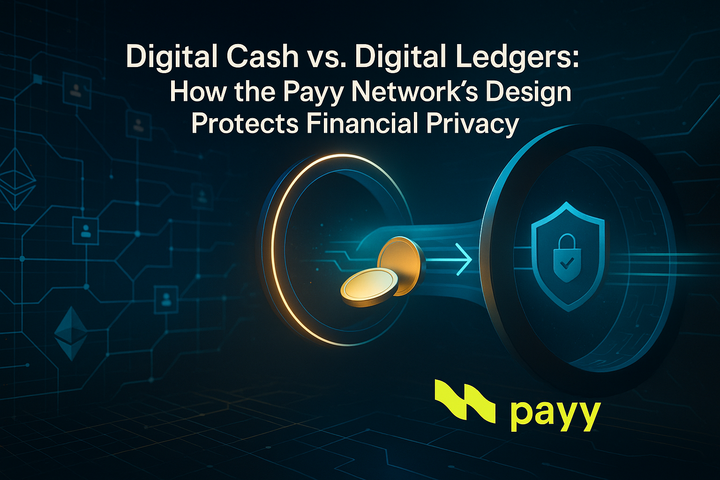 Digital Cash vs. Digital Ledgers: How the Payy Network's Design Protects Financial Privacy