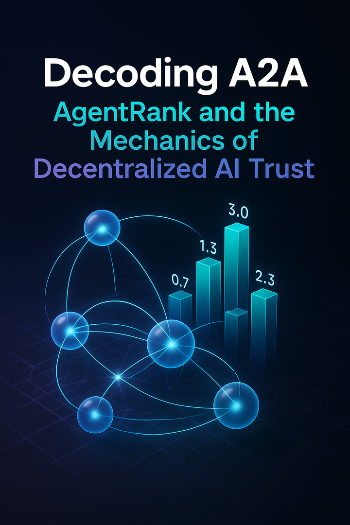 Decoding A2A: AgentRank and the Mechanics of Decentralized AI Trust