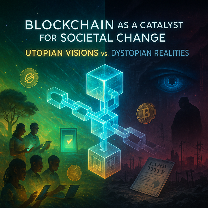 Blockchain as a Catalyst for Societal Change: Utopian Visions vs. Dystopian Realities