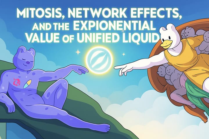 More Than the Sum of Its Parts: Mitosis, Network Effects, and the Exponential Value of Unified Liquidity