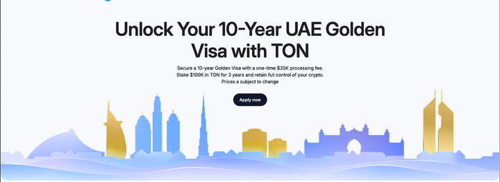 Golden Visa via TON: A New Era of Crypto Migration?