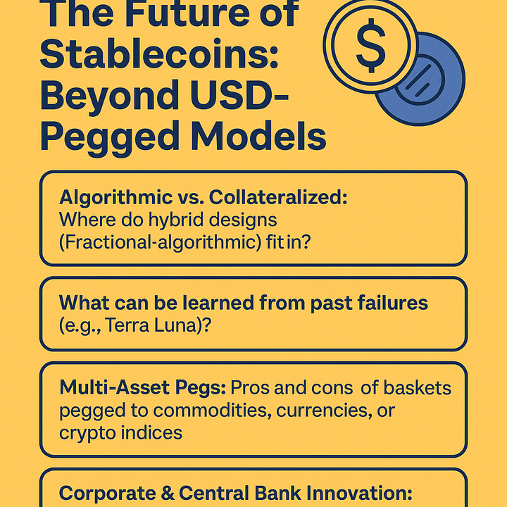 The future of stable coins: Beyond ISD-pegged Models