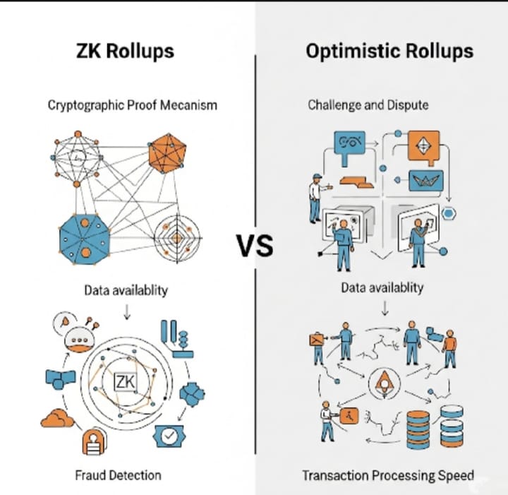 ZK Rollups vs Optimistic Rollups: The Layer2 Scaling Battle in 2025