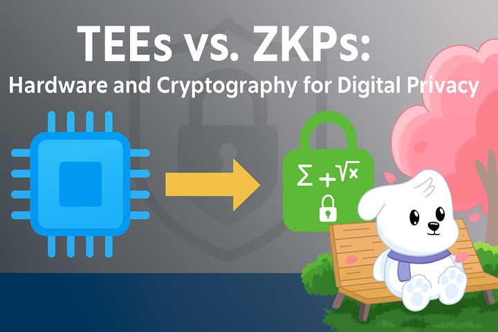 TEEs vs. ZKPs: Hardware and Cryptography for Digital Privacy