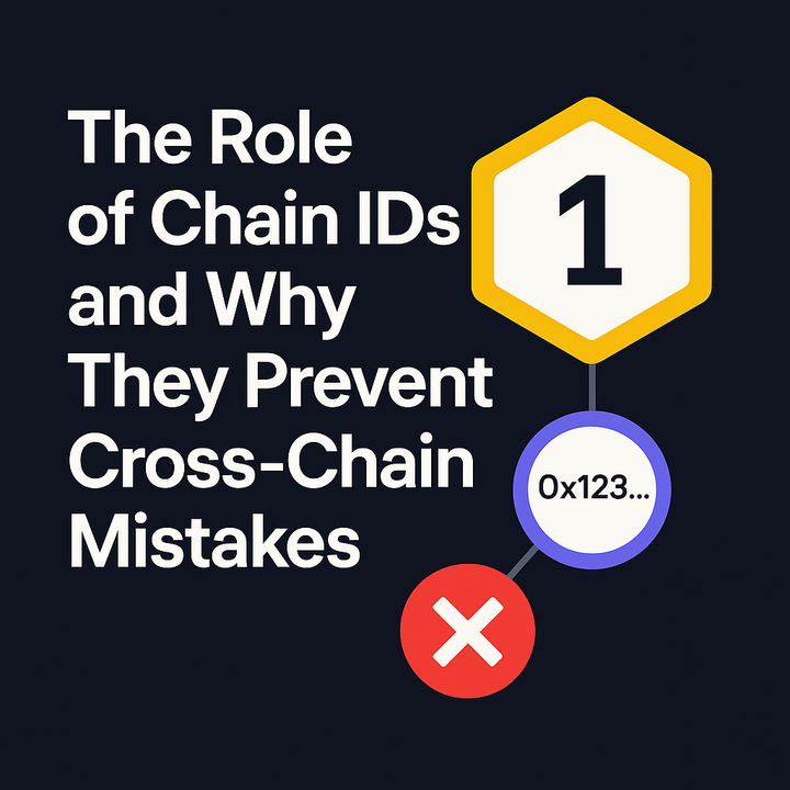 The Role of Chain IDs and Why They Prevent Cross-Chain Mistakes