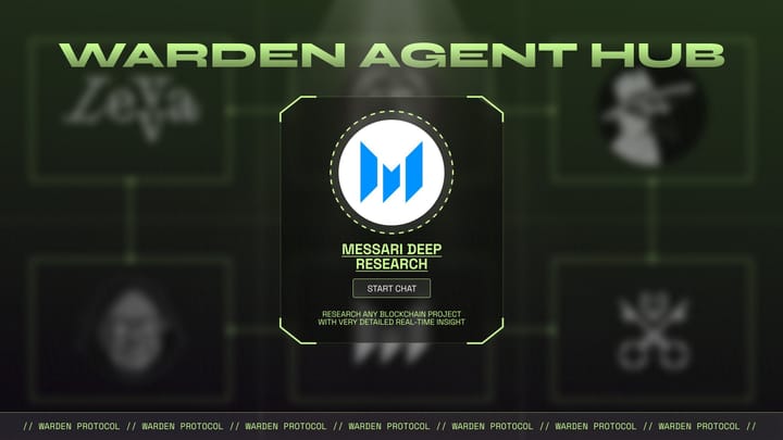 🚀 Warden + Messari AI: Следующий уровень крипто-аналитики
