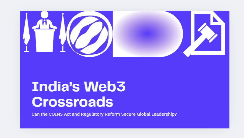 India’s Web3 Crossroads: Can the COINS Act and Regulatory Reform Secure Global Leadership?