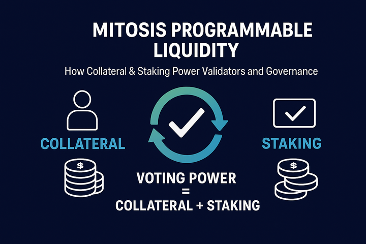 In Mitosis, collateral refers to MITO tokens locked by validators as a security deposit, while staking lets users delegate MITO or gMITO to validators without slashing risk.