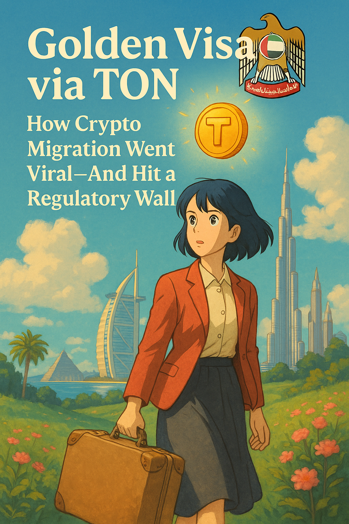 Golden Visa via TON: How Crypto Migration Went Viral And Hit a Regulatory Wall